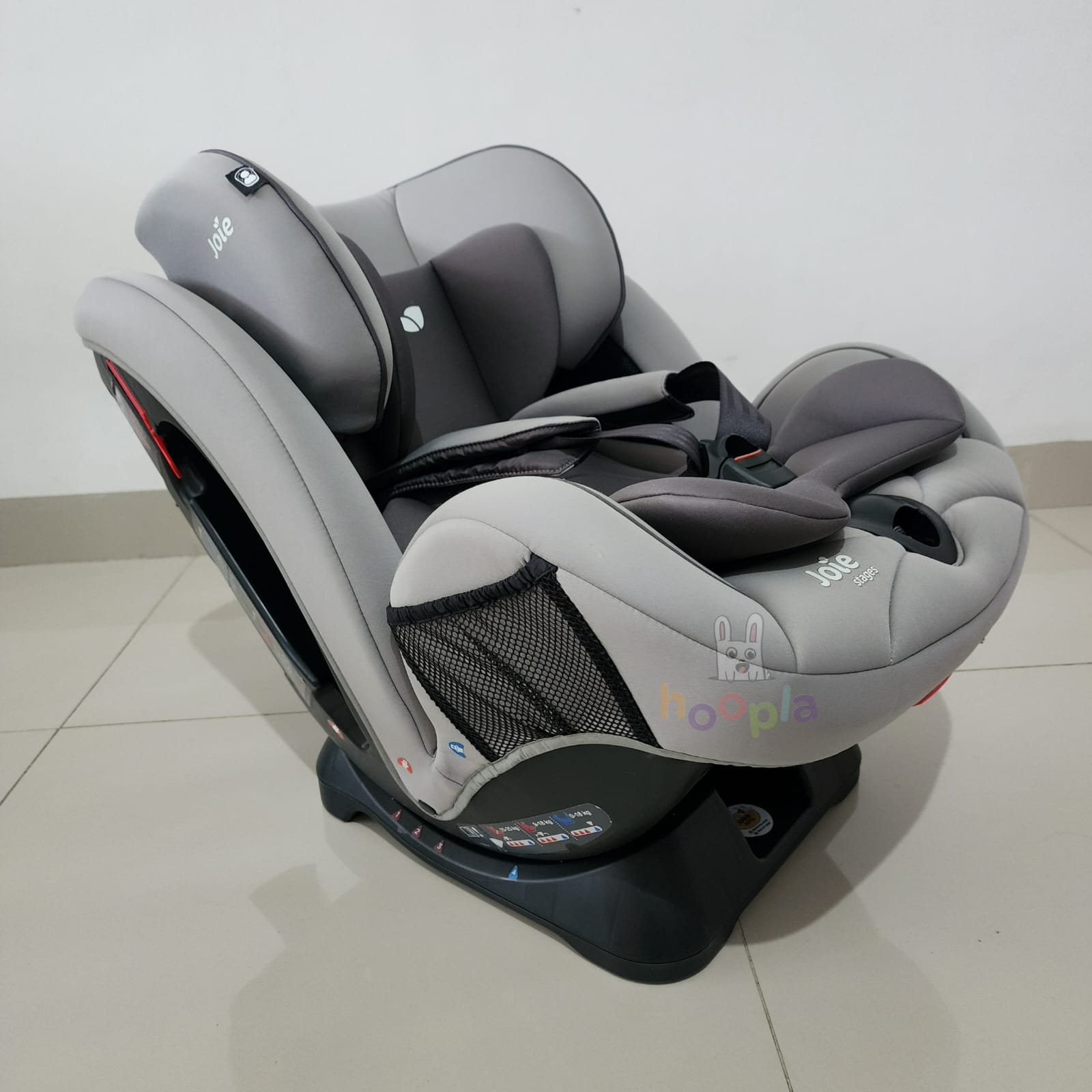 CARSEAT JOIE MEET STAGES (GREY FLANNEL)