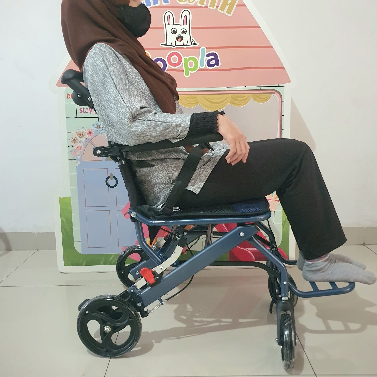 KURSI RODA TRAVEL ONEMED FS 800L BIRU