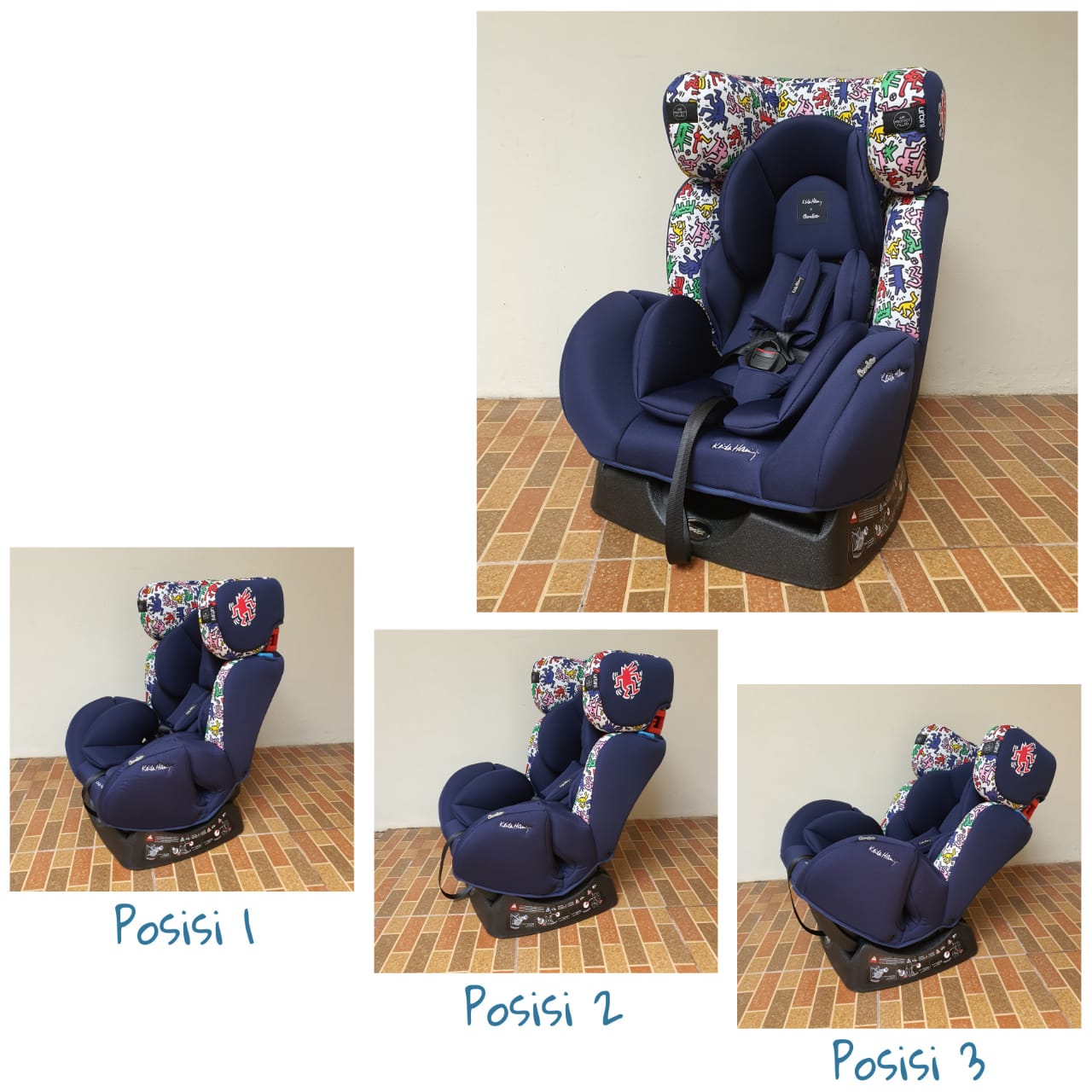 CAR SEAT COCOLATTE X KEITH HARING FULL COLOR