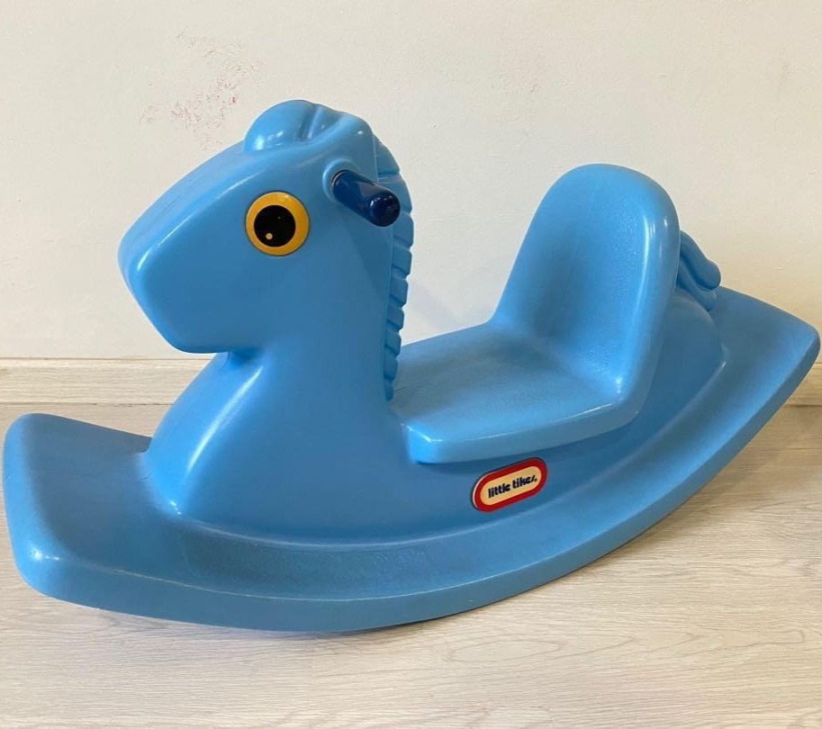 ROCKING HORSE LITTLE TIKES (BLUE)