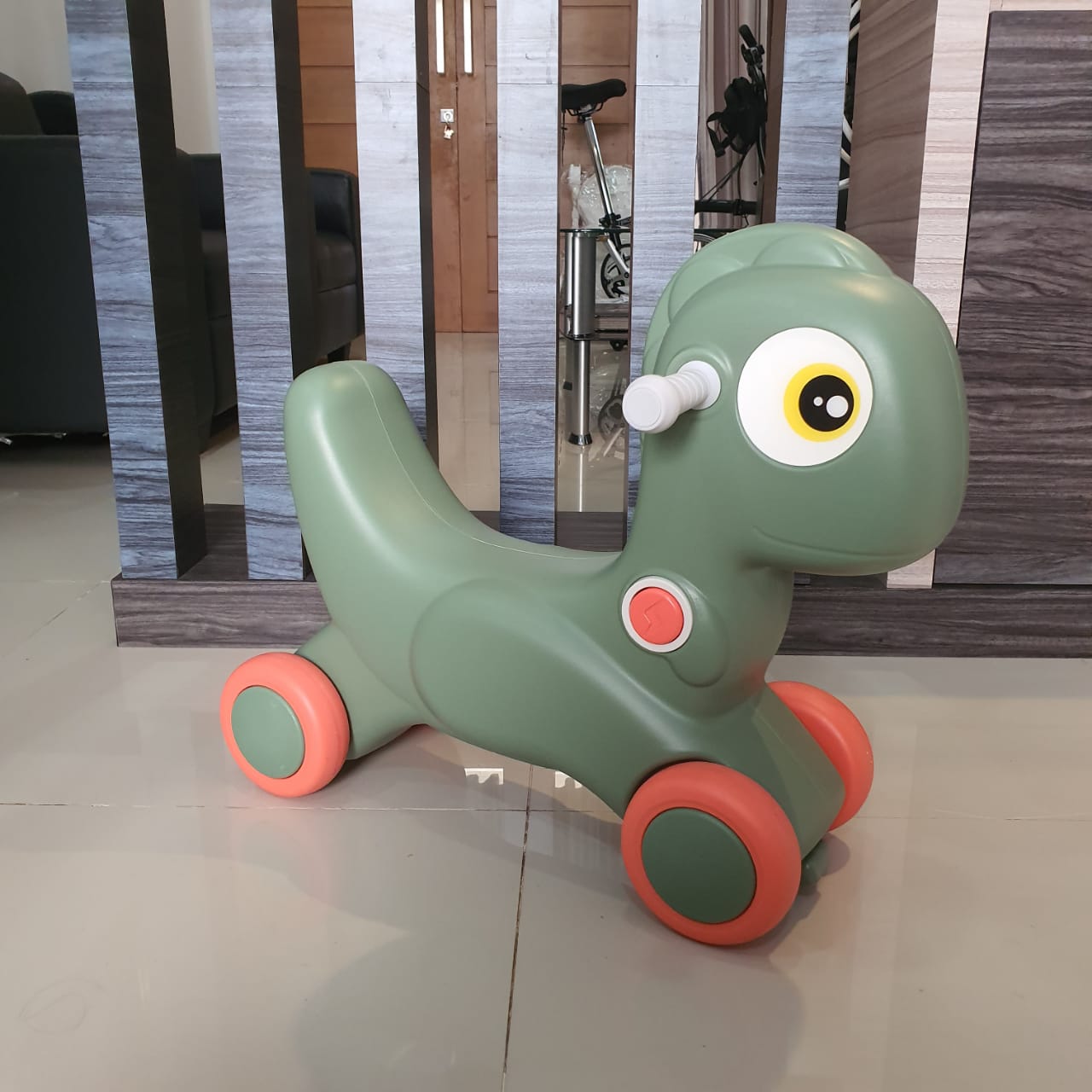 DINOSAUR ROCKING HORSE (GREEN)