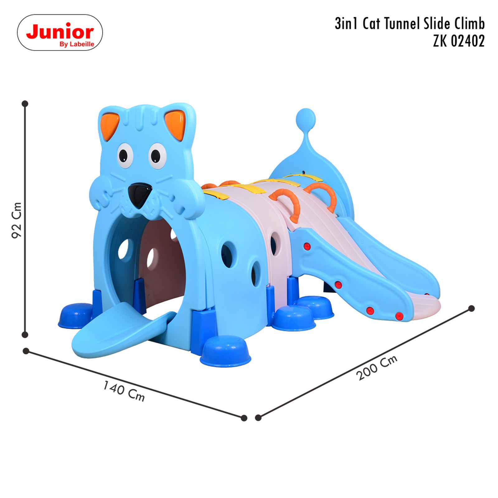 LABEILLE CAT TUNNEL SLIDE CLIMB 3 IN 1