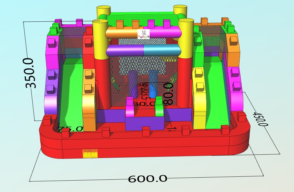 MEGA BLOCK ADVENTURE CASTLE BOUNCY