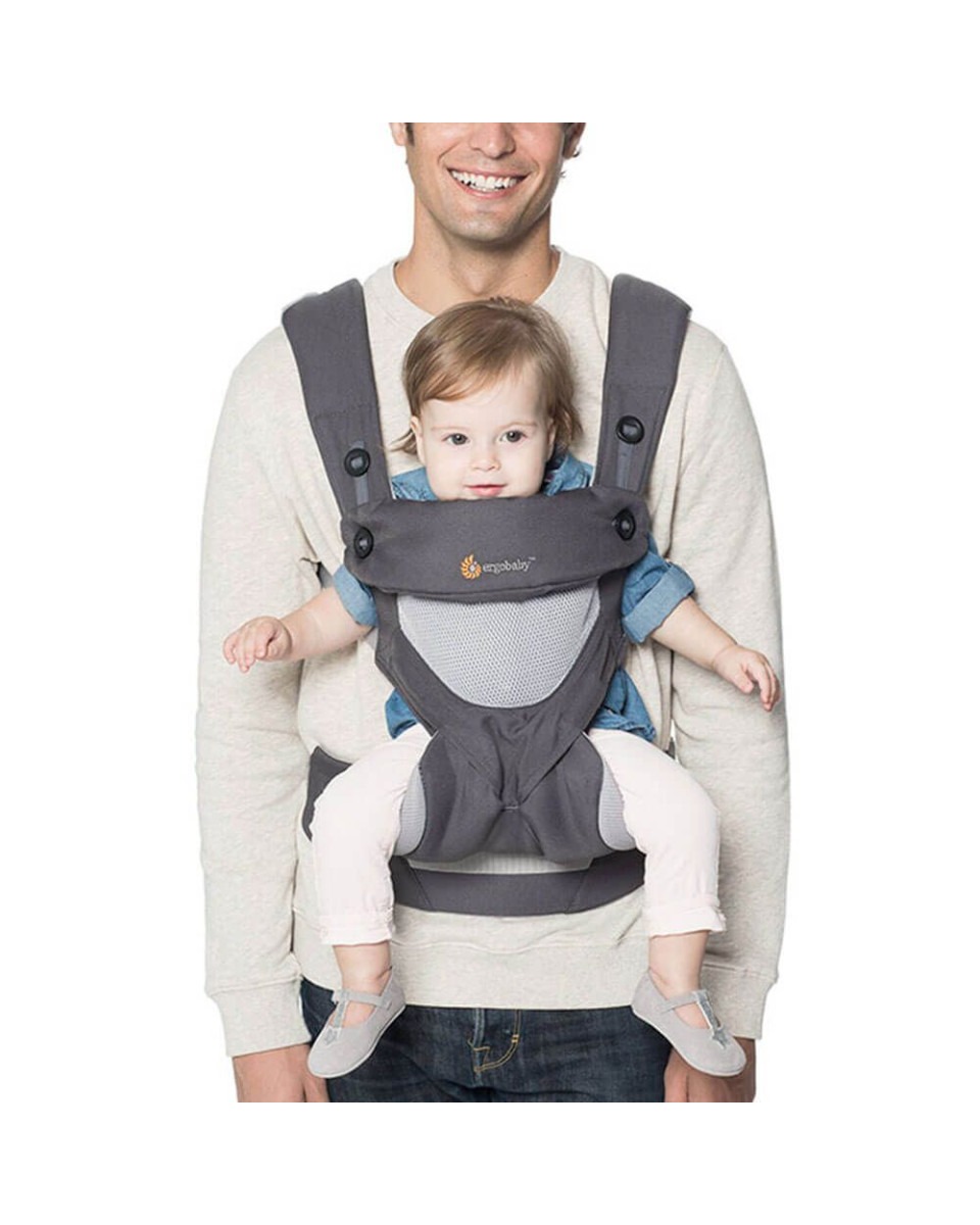 ERGOBABY 360 COOL AIR MESH 4 POSITION - CARBON GREY