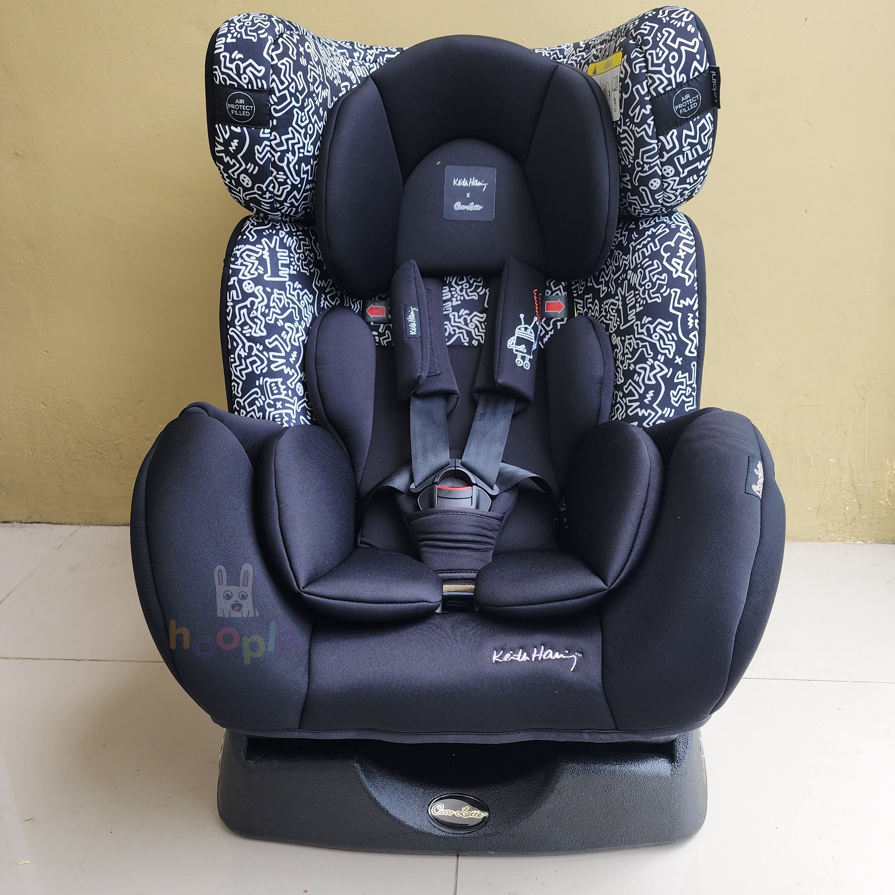 CARSEAT COCOLATTE X KEITH HARING BLACK N WHITE