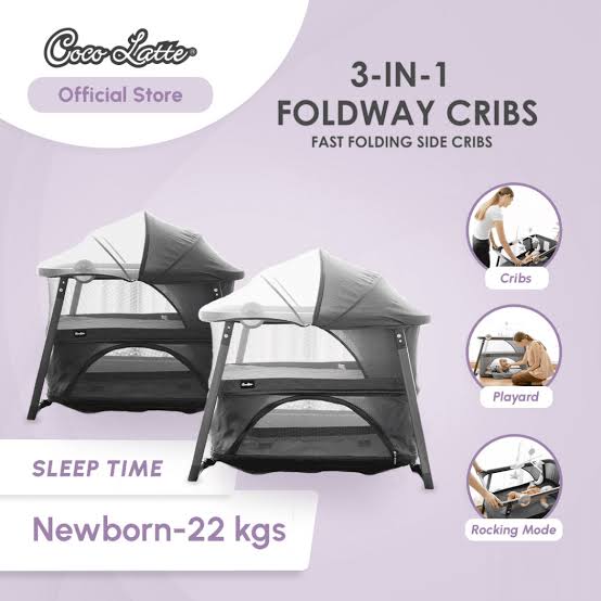 COCOLATTE 3IN1 FOLDWAY CRIB BOX